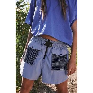NEW Free People Movement Adventure Shorts in Ceramic Seafoam